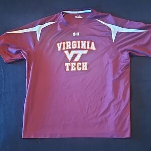 Virginia Tech T Shirt Mens XL Loose Fit By Under Armour